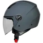 Capacete de Mota Aberto CMS D-JET PLIAN Nardo Grey T-M